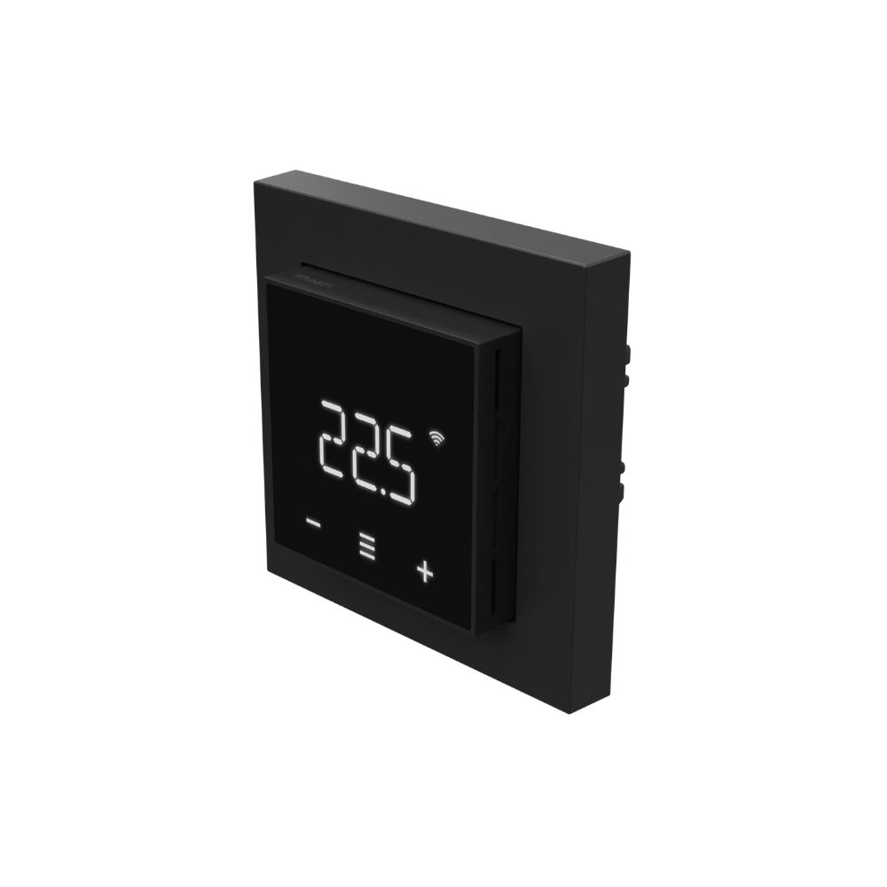 Heatit Z-TRM7 thermostat 3600W 16A - Black matt
