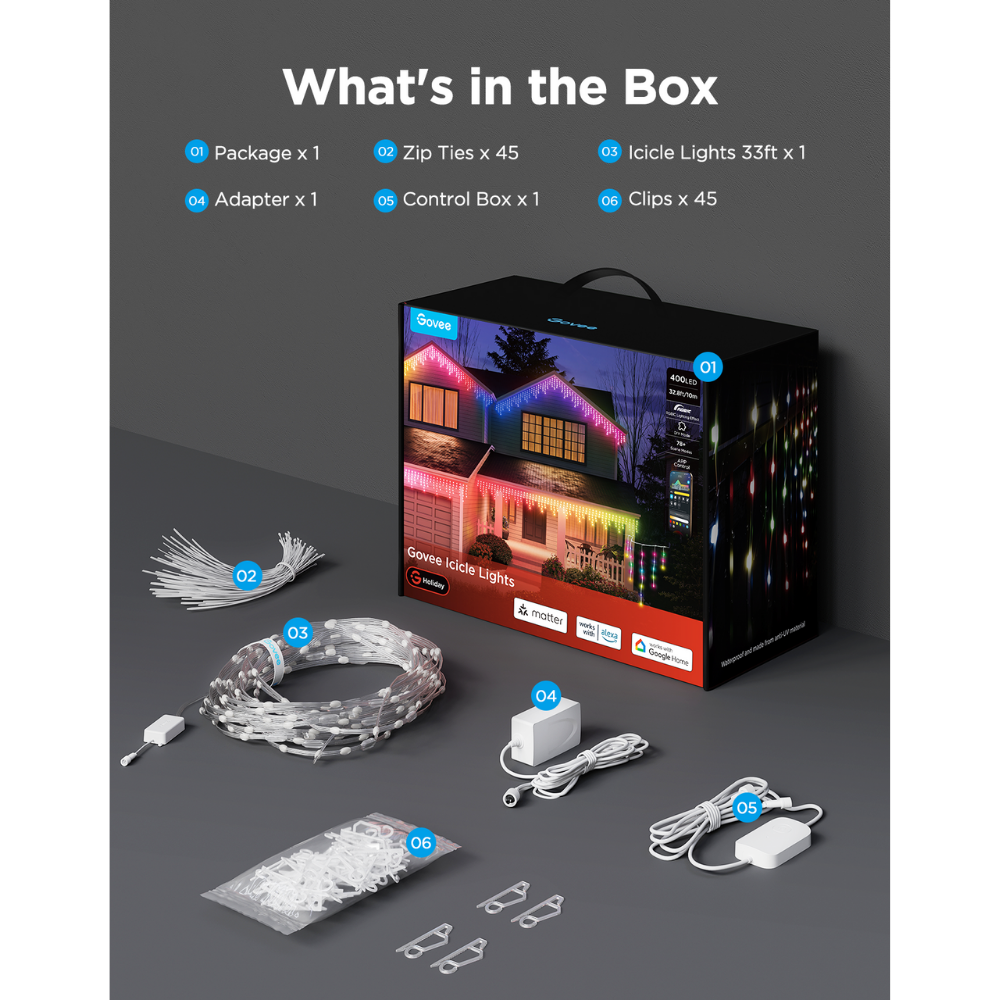 Govee Icicle Lights (10m)
