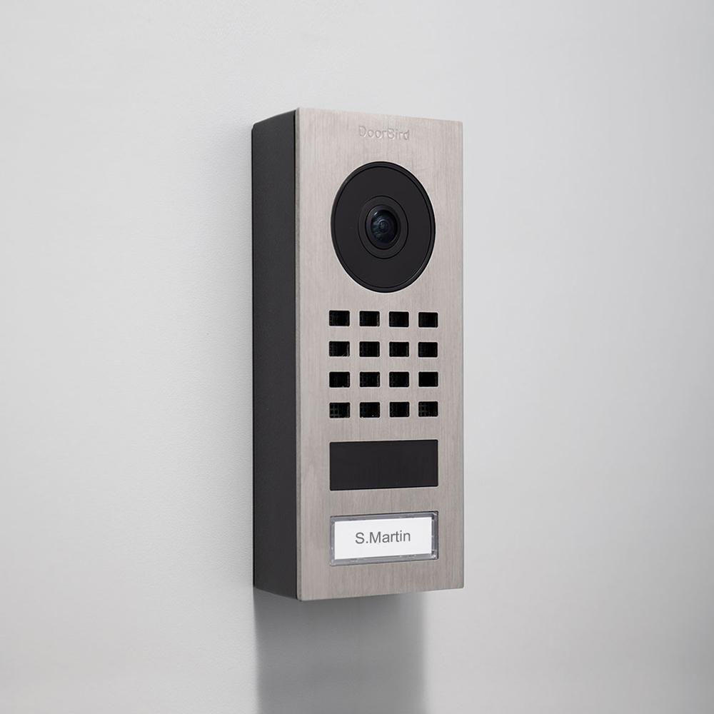 Doorbird  IP Video Door Station D1101V Surface-mount stainless steel V4A, brushed, PVD coating with bronze-finish