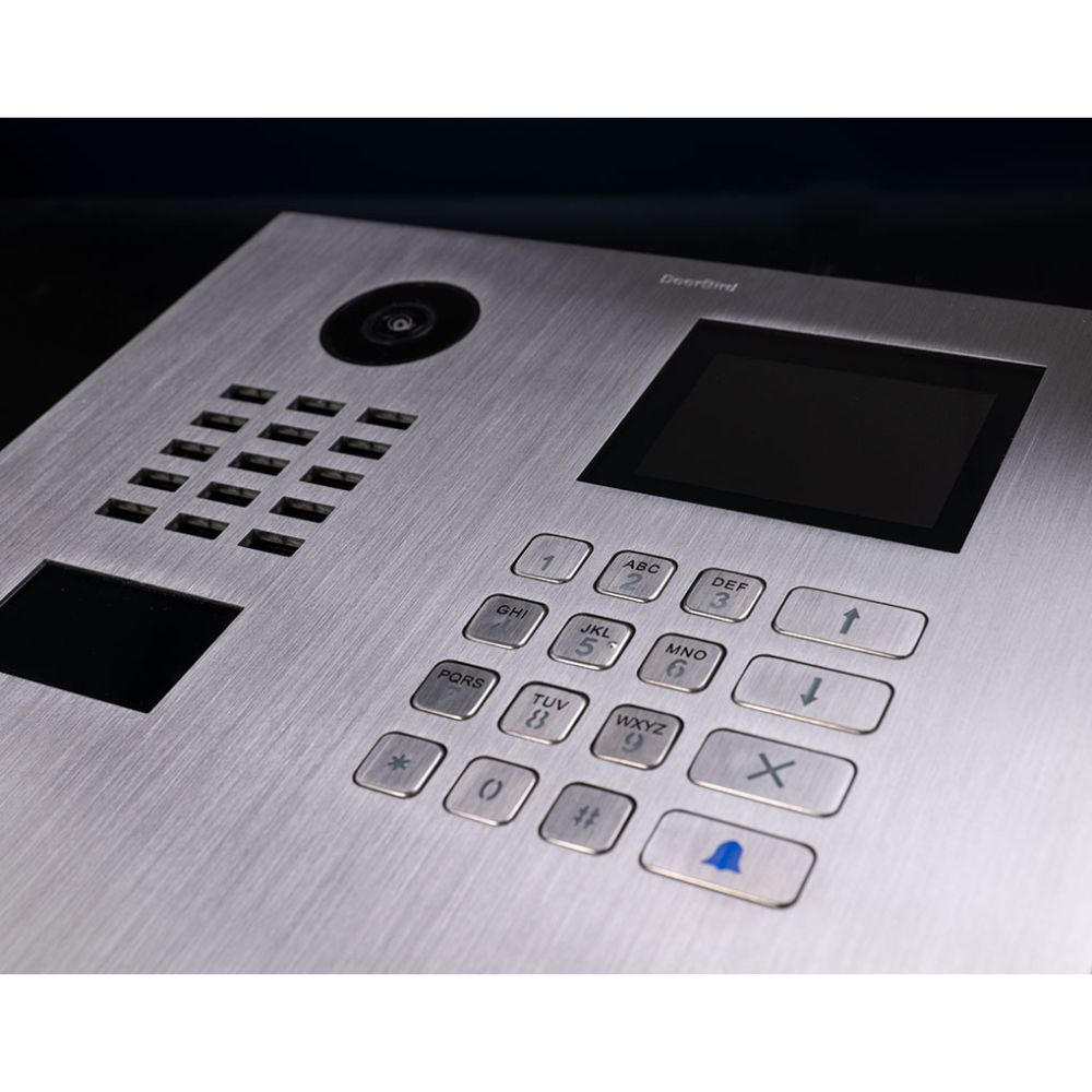 Doorbird D21DKH IP Video Intercom, stainless steel V2A, brushed (Surface-/flush-mounting housing sold separately)