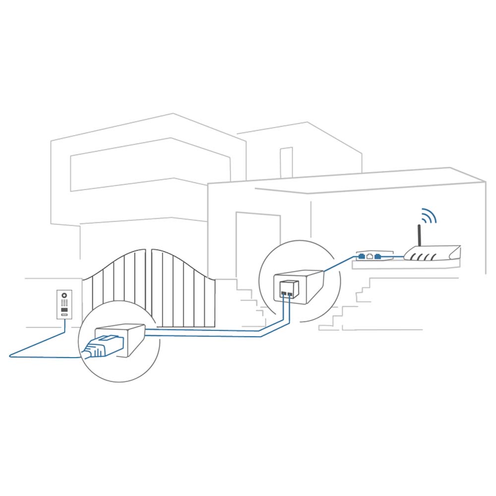 Doorbird 2-Wire Ethernet PoE Converter A1072