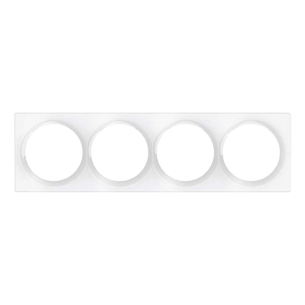 FIBARO Walli Quadruple Cover Plate White