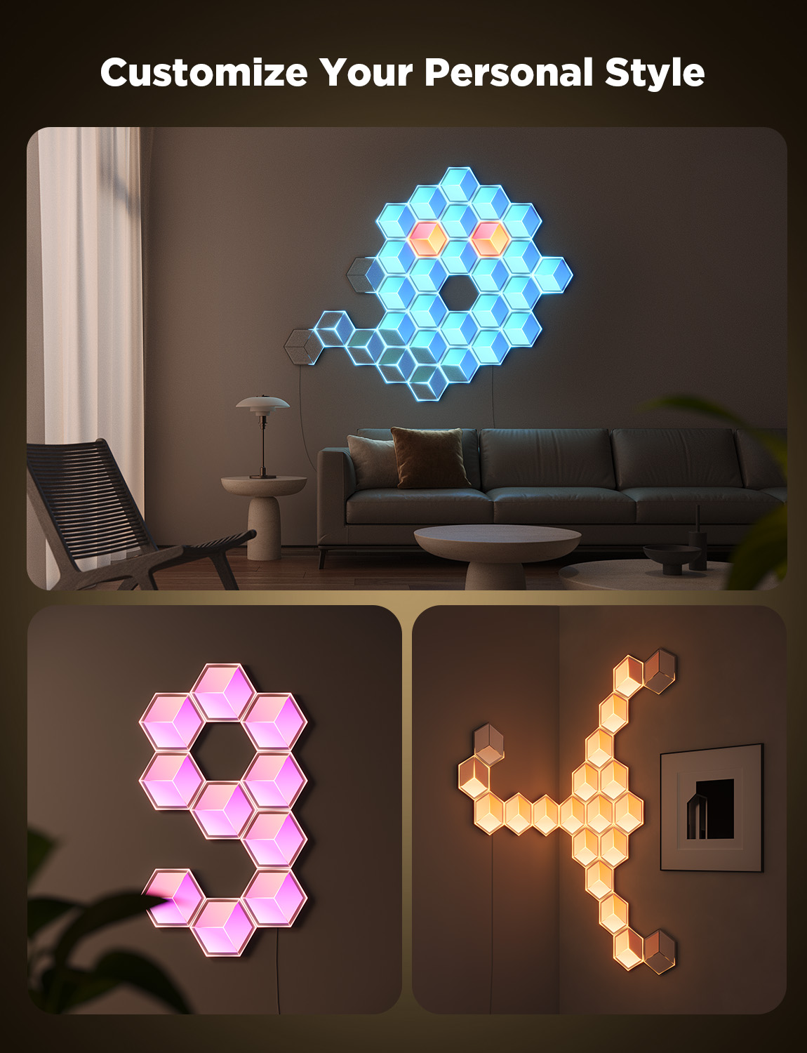 Govee Glide Hexagon Light Panels Ultra (7-pack)