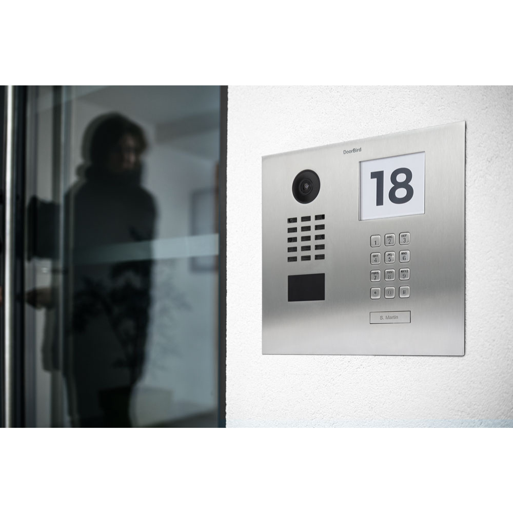 Doorbird IP Video Door Station D2201KH, stainless steel V2A, brushed