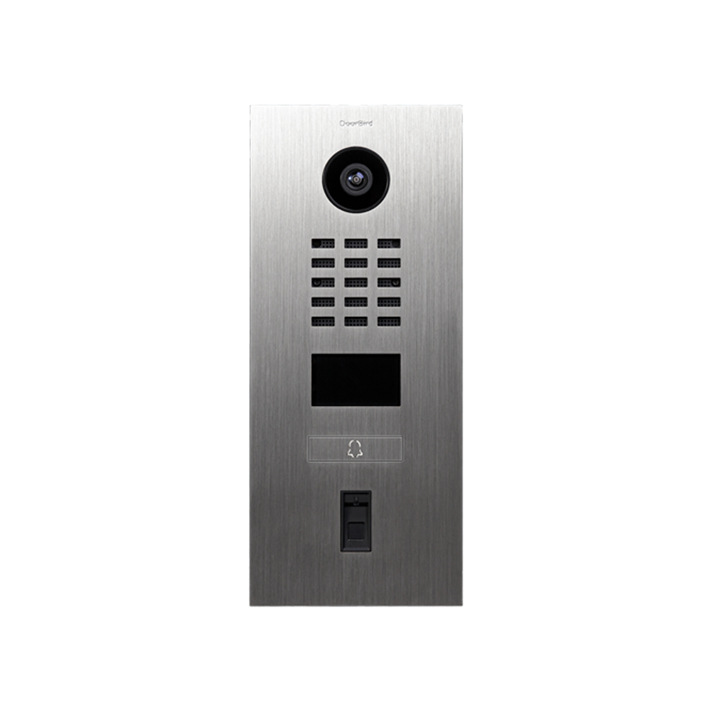 Doorbird IP Video Door Station D2101FV Fingerprint 50 Stainless steel V2A, brushed  - (flush-/surface mounting housing sold separately)