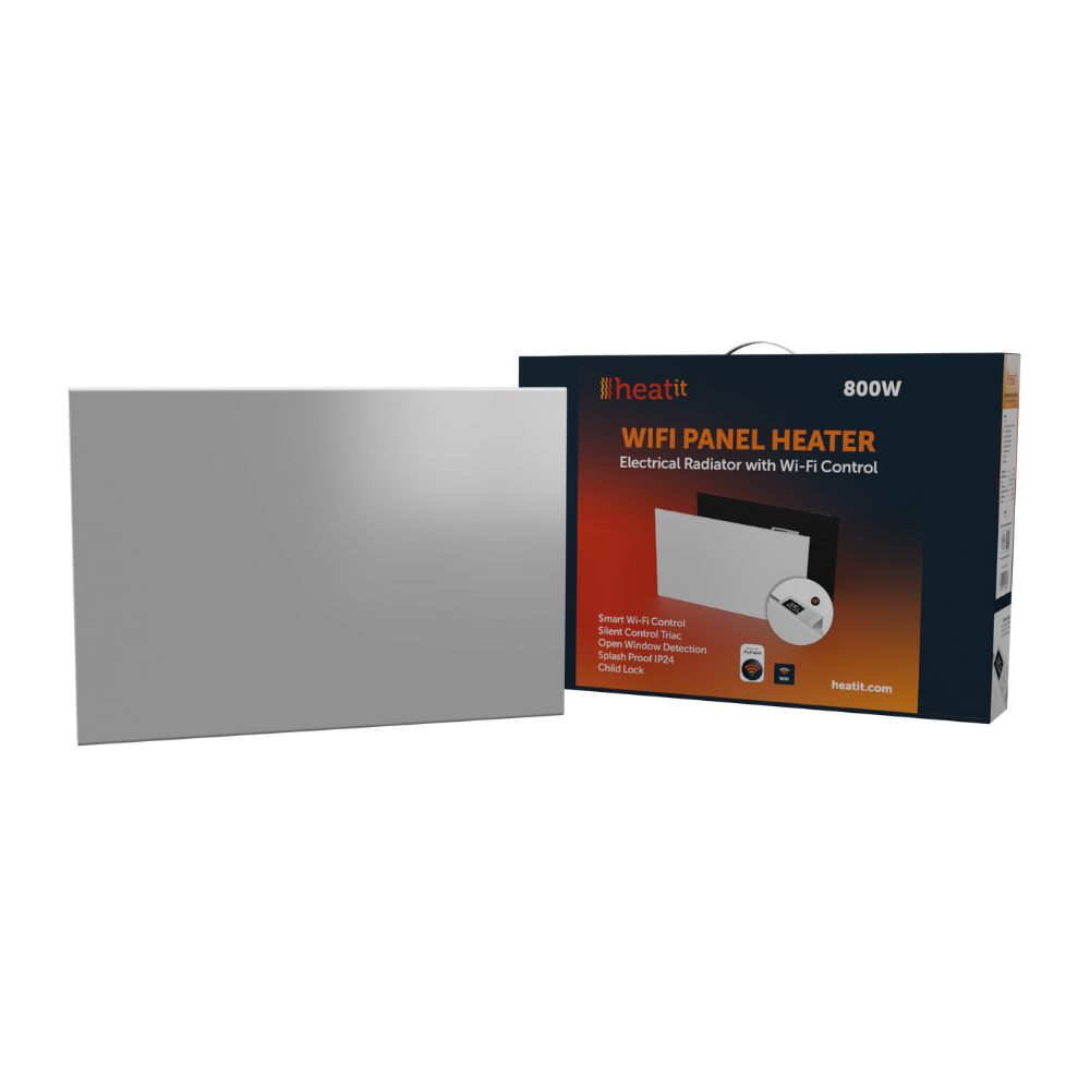 Heatit WiFi Panel Heater 800W - White Heatit WiFi Panel Heater 800W - White
