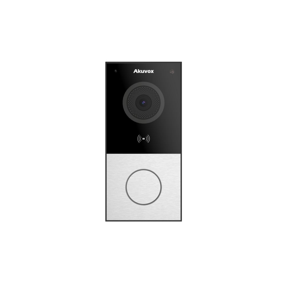 Akuvox SIP Video Door Intercom E12W On-Wall - Silver