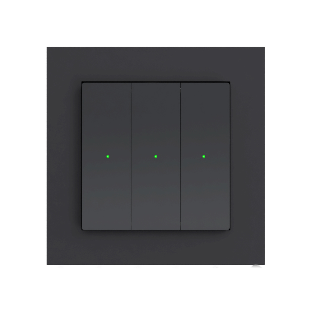 Heatit Z-Push Wall Controller Black Matt