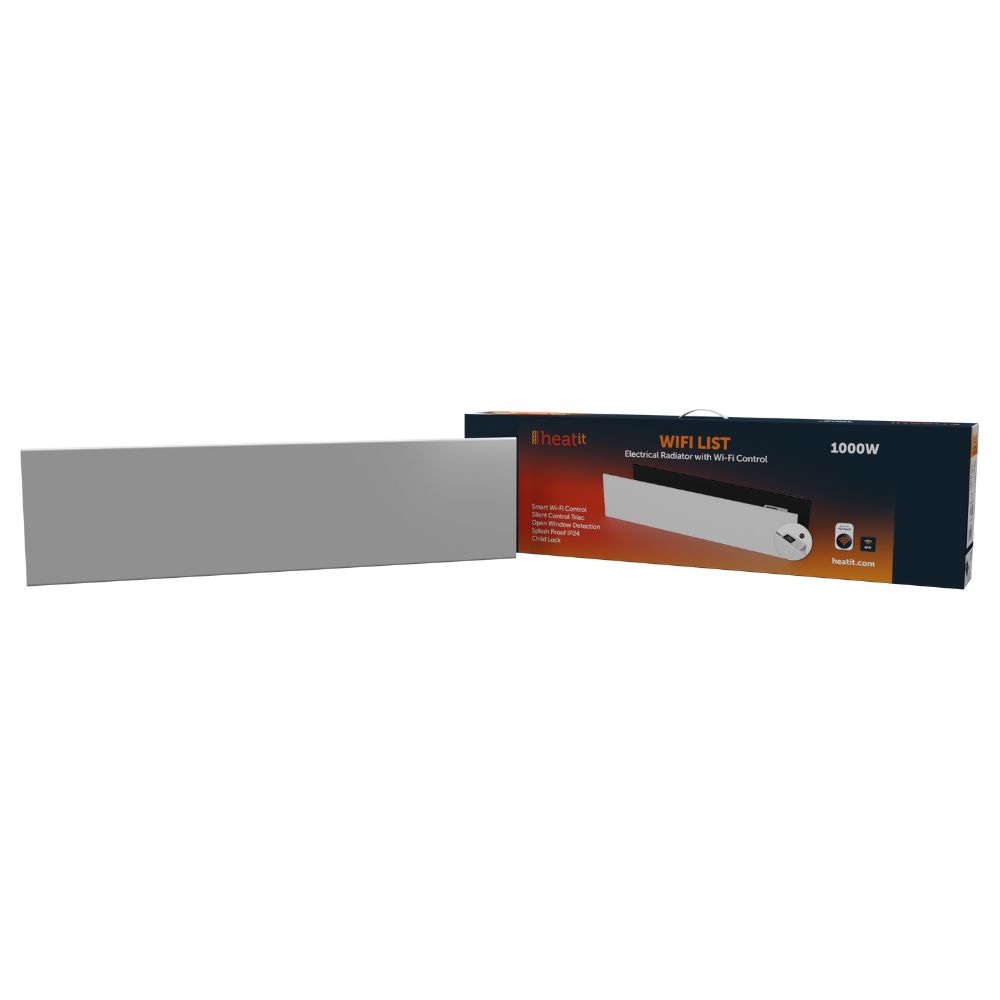 Heatit WiFi Panel Heater 1000W list - White