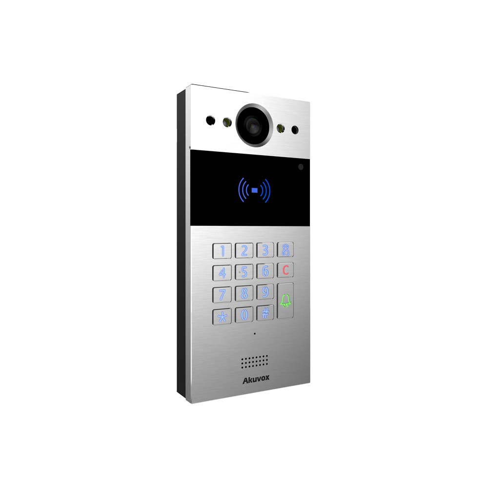 Akuvox SIP Video Door Intercom R20K On-Wall V3.0 - Silver