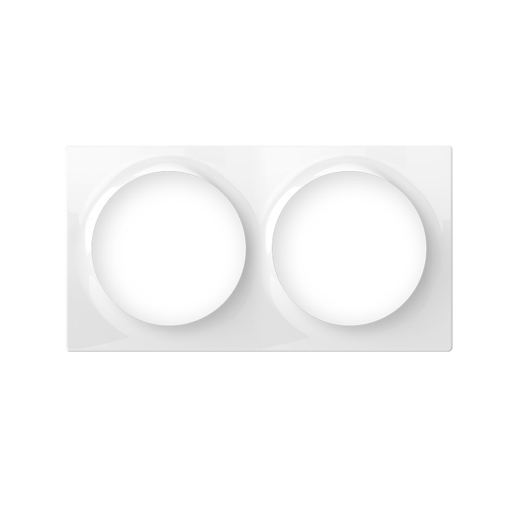 FIBARO Walli Double Cover Plate White