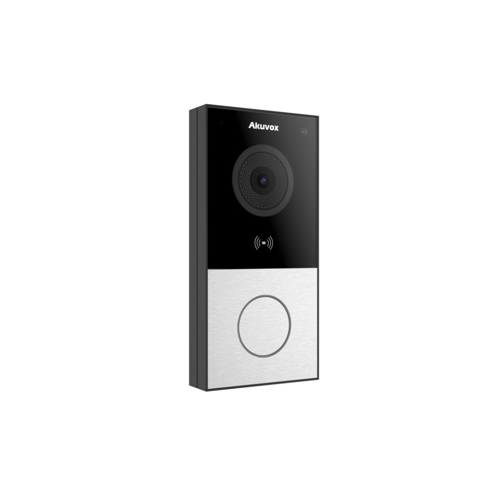 Akuvox SIP Video Door Intercom E12W On-Wall - Silver