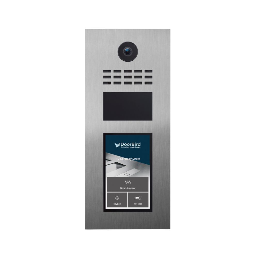 Doorbird D31TDV IP Video Intercom, stainless steel V2A, brushed (Surface-/flush-mounting housing sold separately)