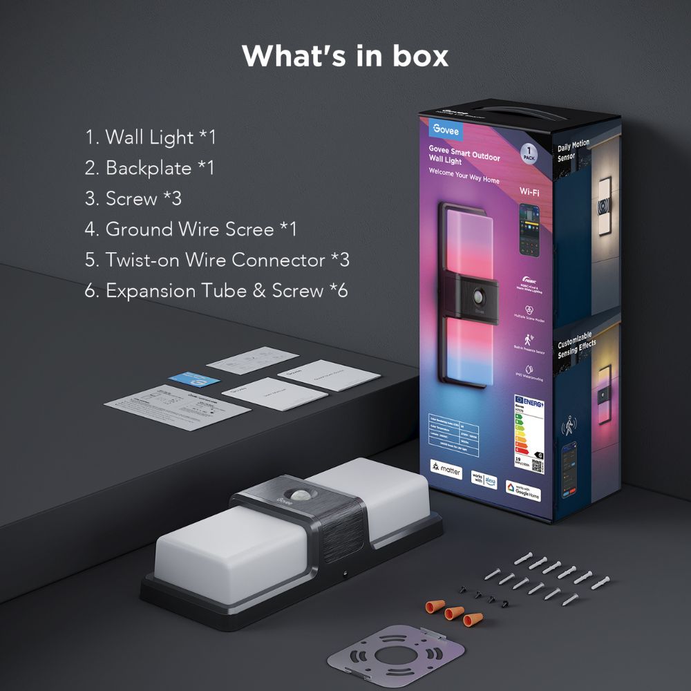Govee Smart Outdoor Wall Light
