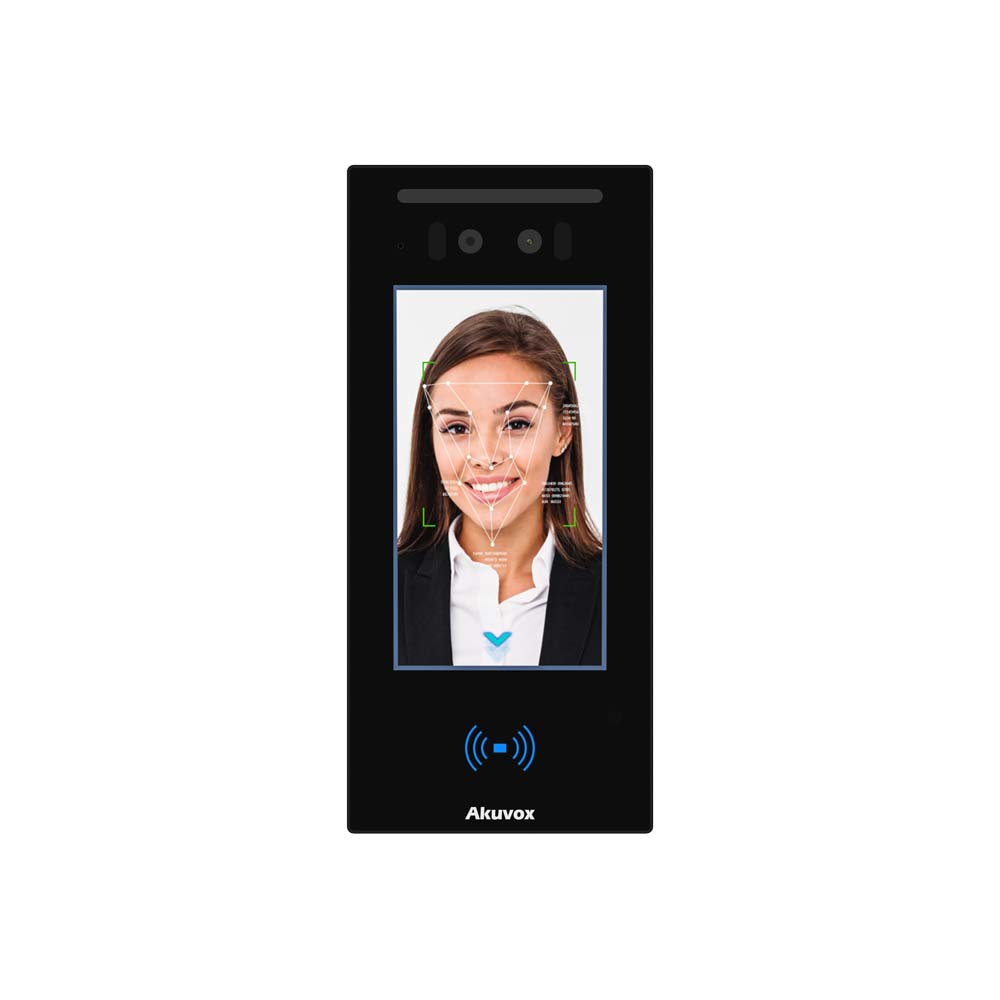 Akuvox SIP Video Door Intercom E18C On-Wall V2.0 - Black
