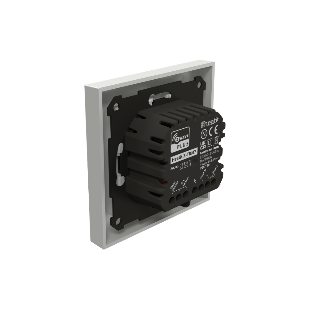 Heatit Z-TRM7 thermostat 3600W 16A - White RAL 9003