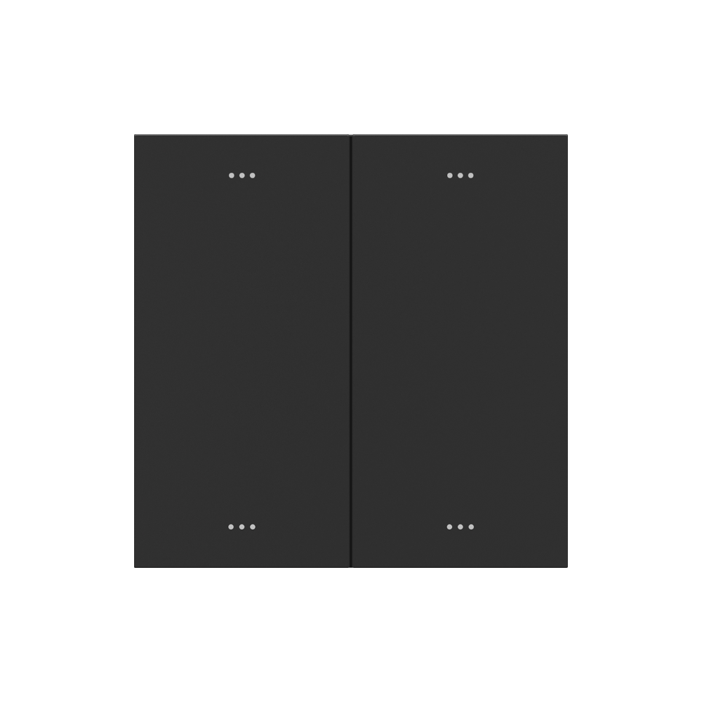 Akubela 4 Gang Key Switch - Black