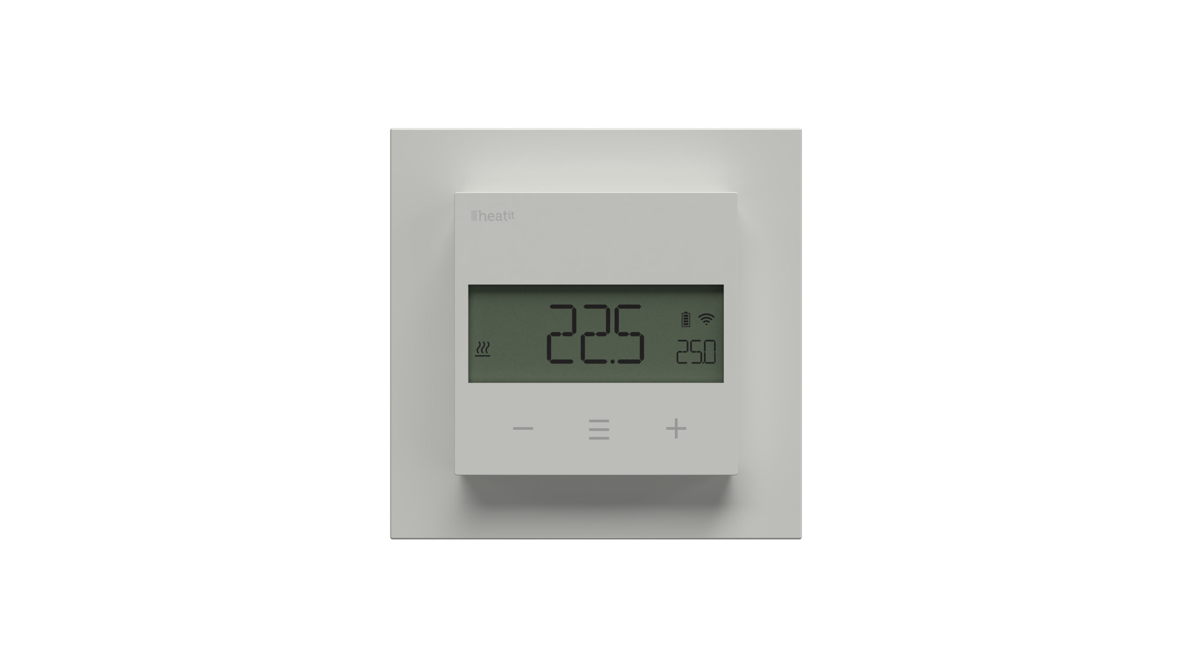 Heatit Z-Temp3 thermostat battery - white