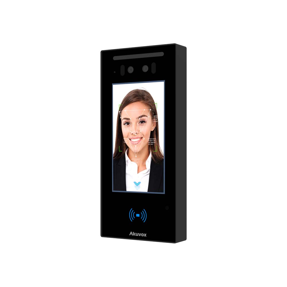 Akuvox SIP Video Door Intercom E16C On-Wall V2.0 - Black
