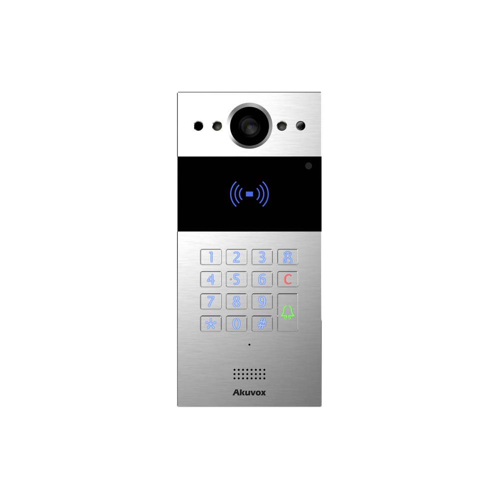 Akuvox SIP Video Door Intercom R20K On-Wall V3.0 - Silver