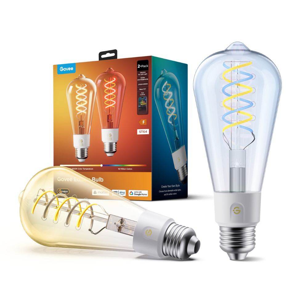 Govee Edison Bulb ST19 E27 (2-pack)