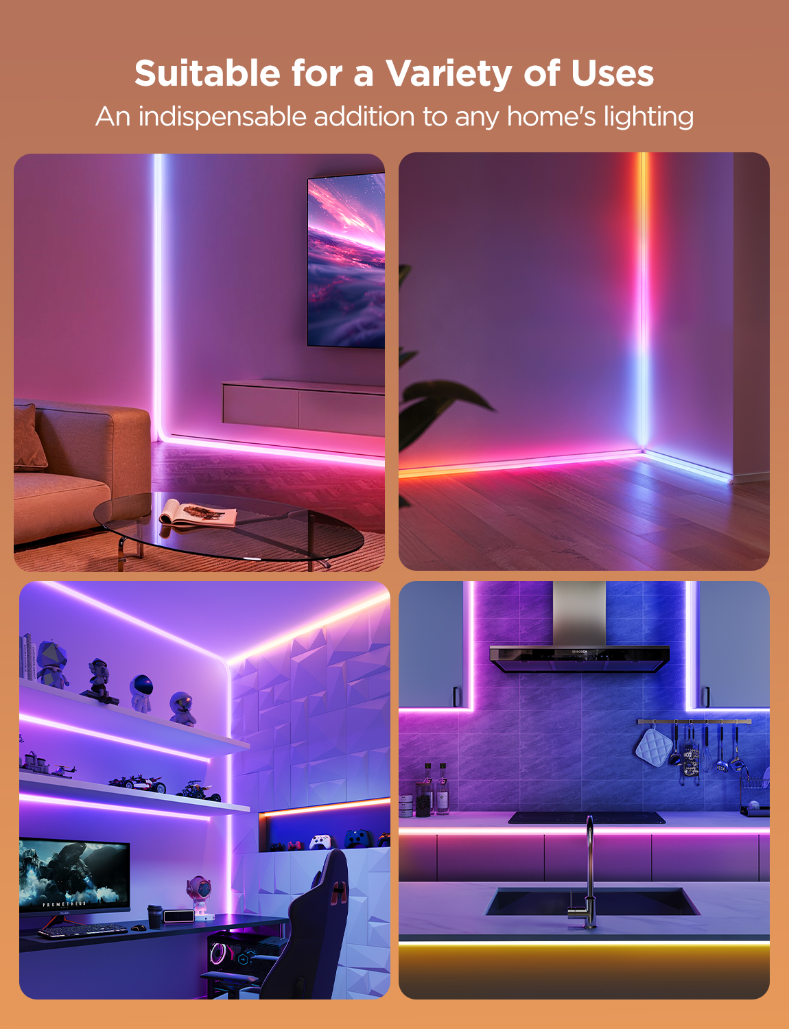 Govee Neon Rope Light for Wall Lining (5m)