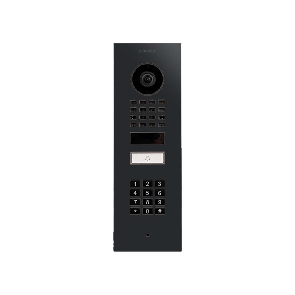 Doorbird  IP Video Door Station D1101KV Flush-mount, Graphite black (Raven Polar), powder-coated, semi-gloss