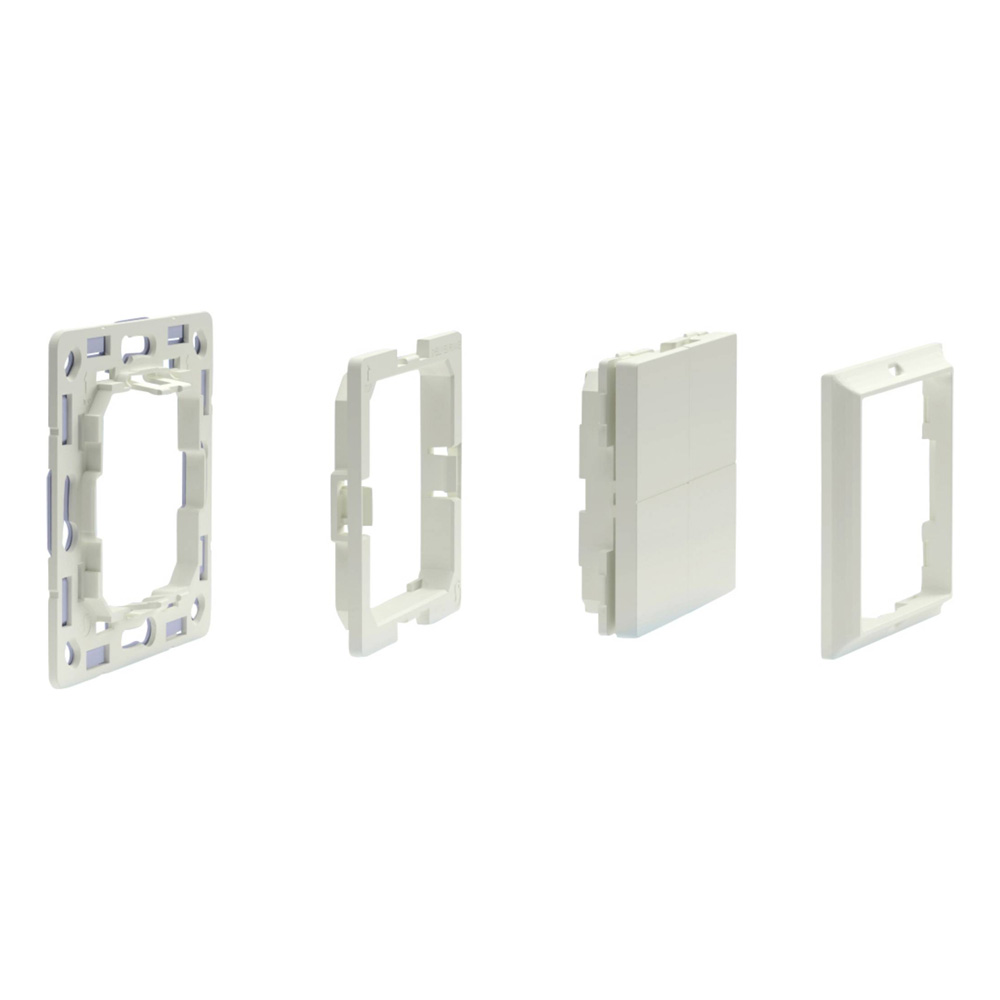 Shelly BLU Wall Switch 4 Adapter for Busch-Jaeger 