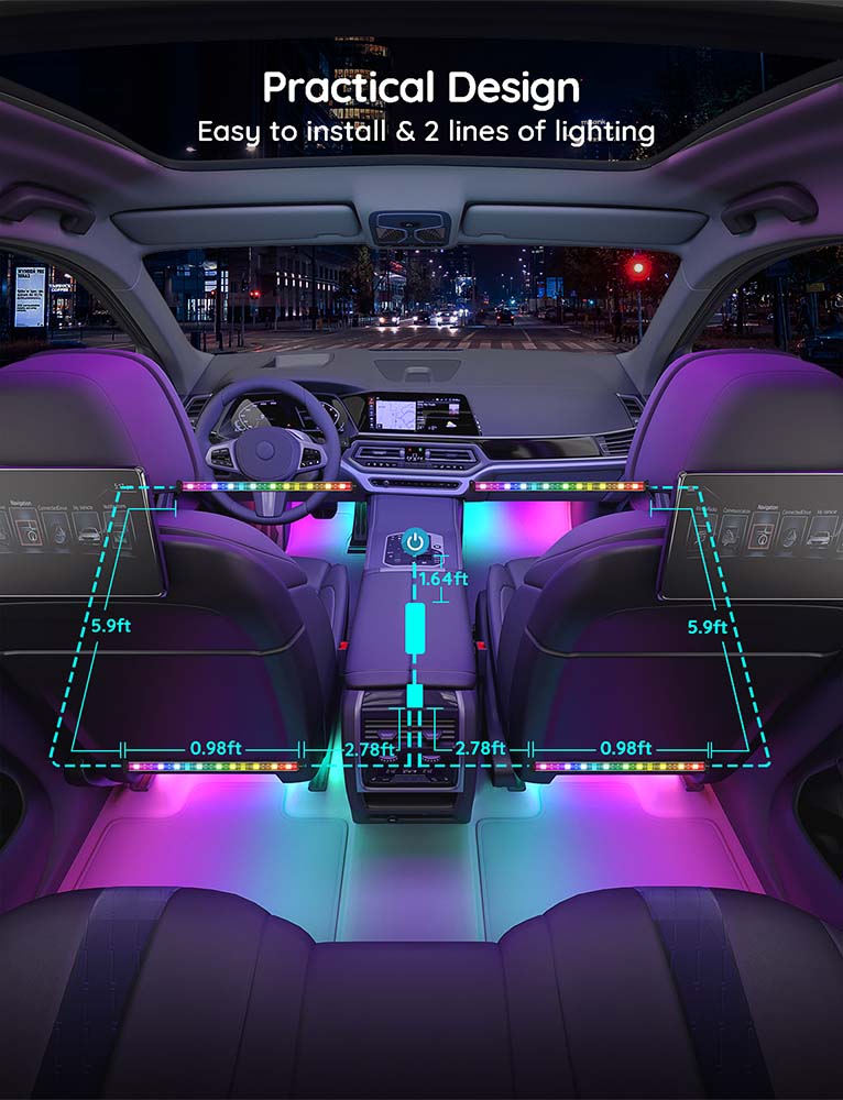 Govee RGBIC Car LED Strip Light