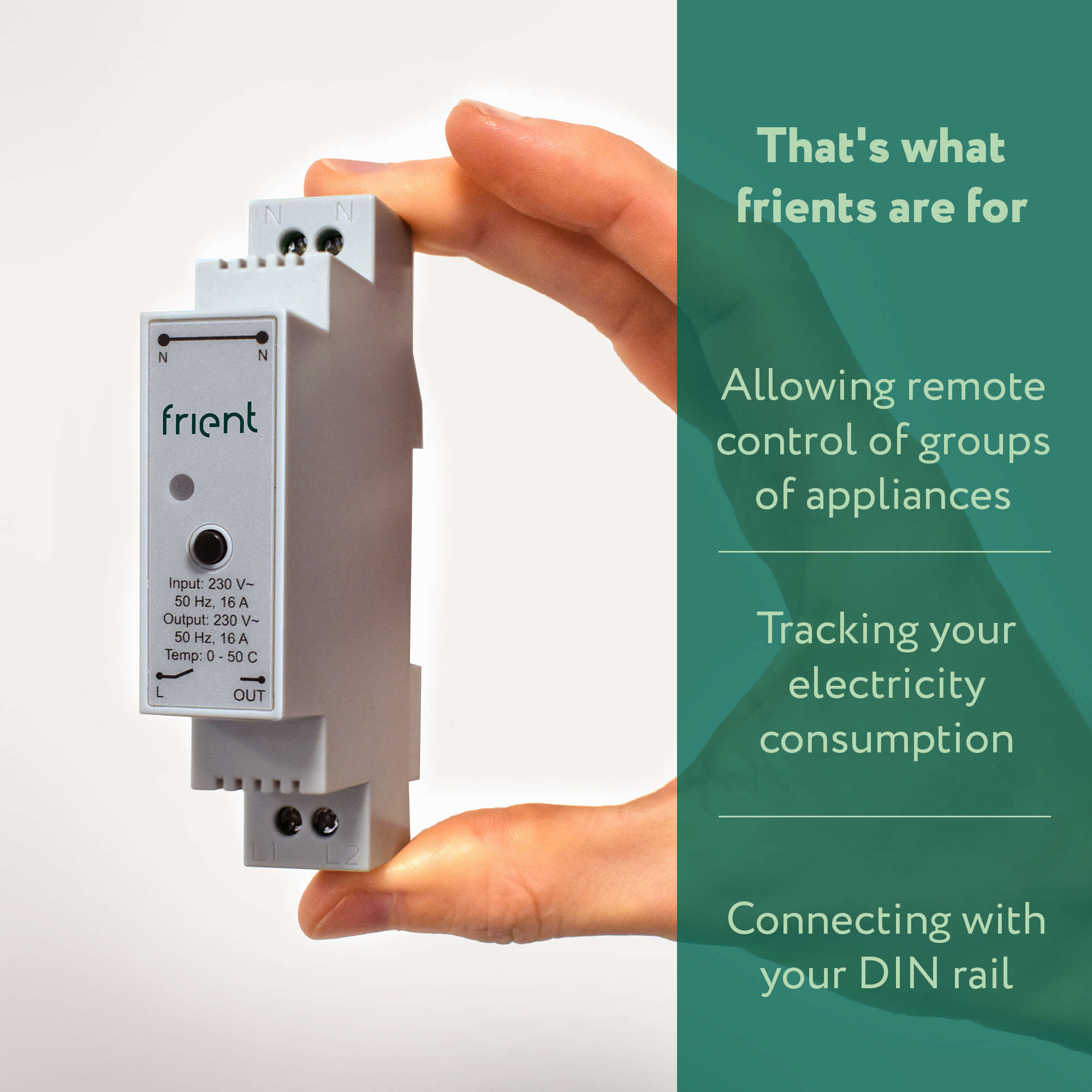 frient Smart DIN Relay