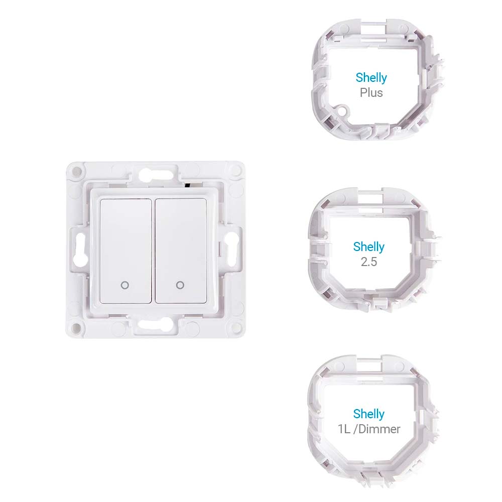 Shelly Wall Switch 2 White 