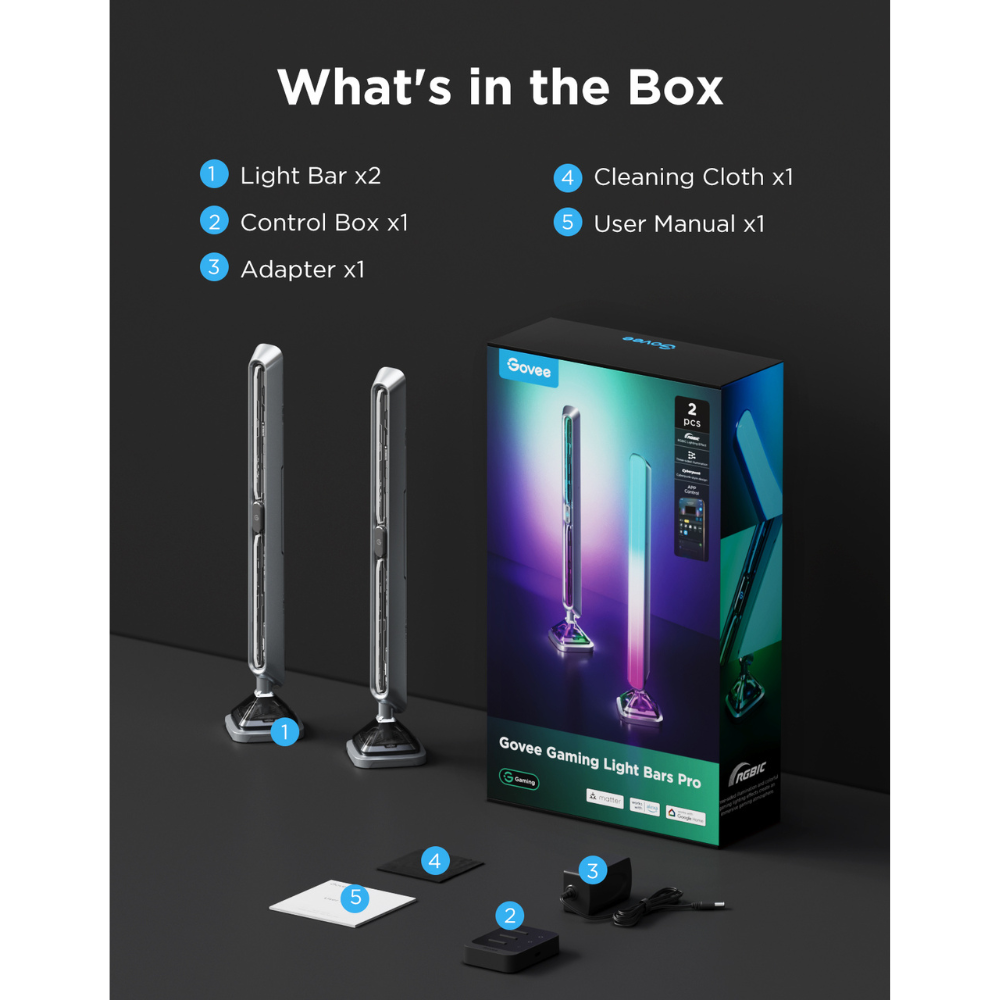Govee Smart Gaming Light Bars Pro (2-pack)