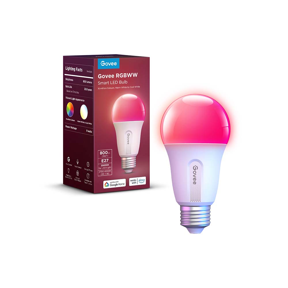 Govee RGBWW Smart LED Bulb E27 (800lm)