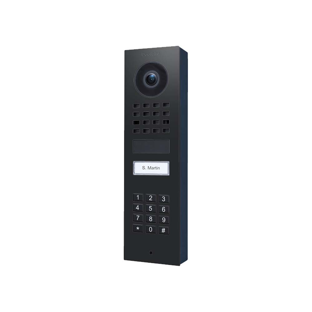 Doorbird  IP Video Door Station D1101KV Surface-mount, Graphite black (Raven Polar), powder-coated, semi-gloss