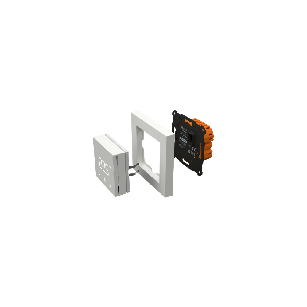 Heatit WiFi7 Thermostat - White RAL 9003 Glossy