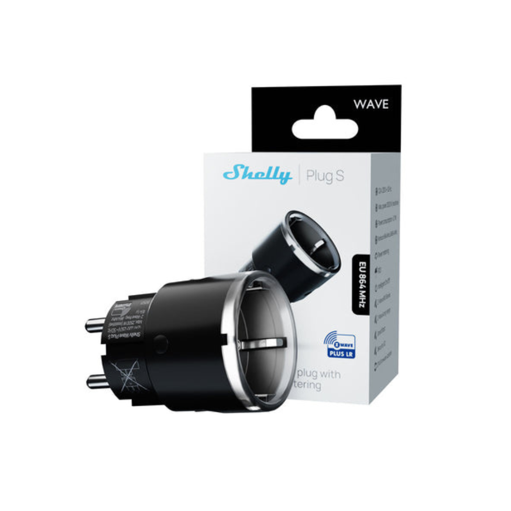 Shelly Wave Plug S - black LR