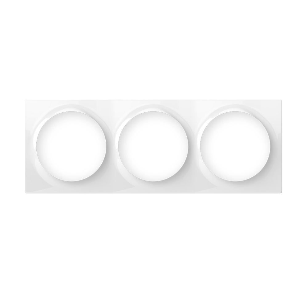 FIBARO Walli Triple Cover Plate White
