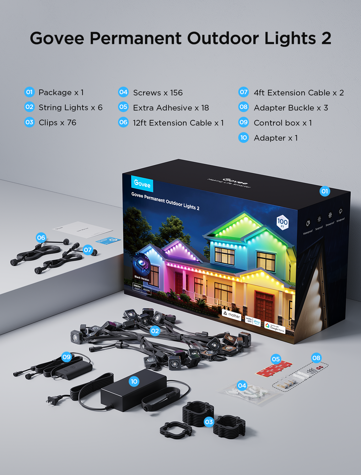 Govee Permanent Outdoor Lights 2 (30m)