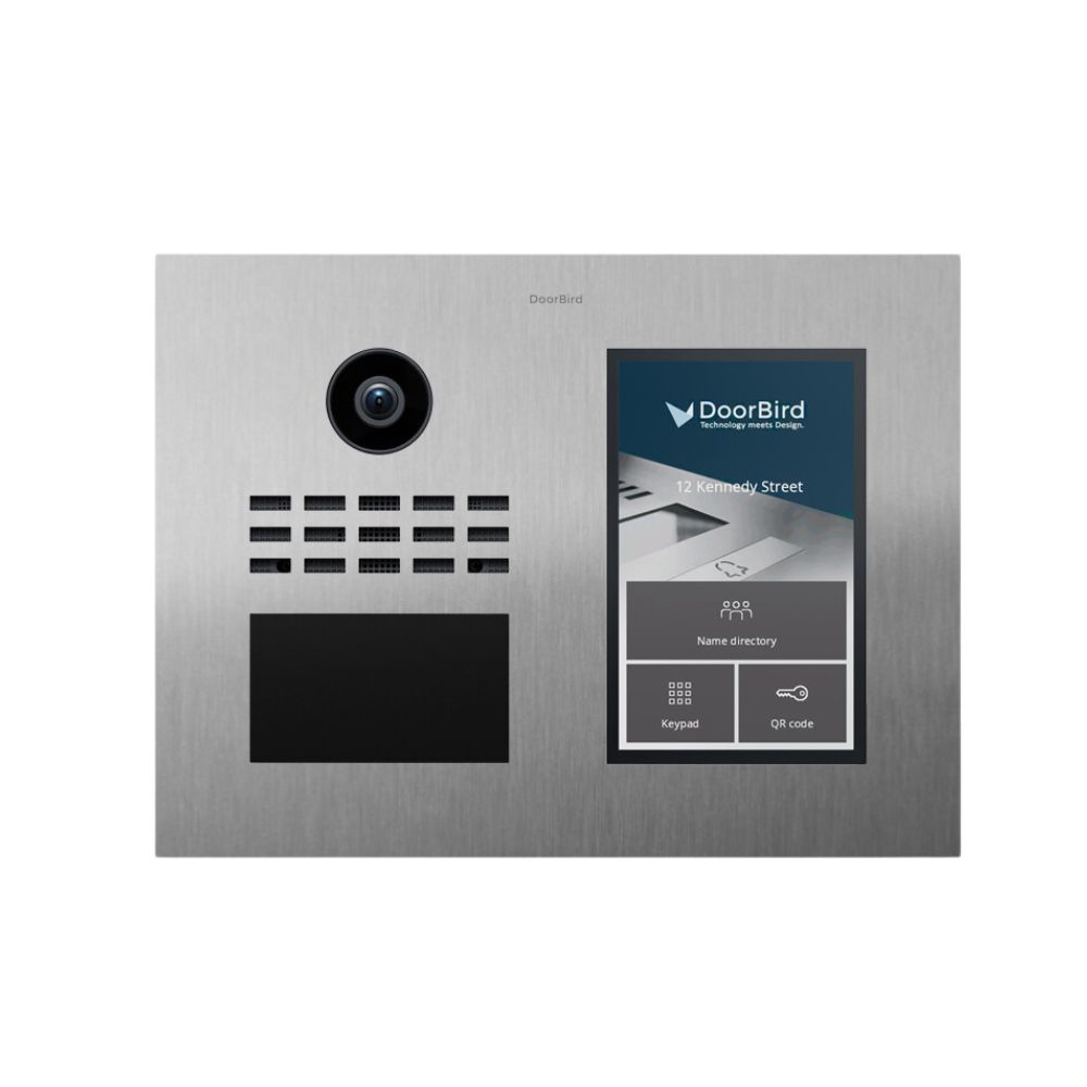 Doorbird D31TDH IP Video Intercom, stainless steel V2A, brushed (Surface-/flush-mounting housing sold separately)