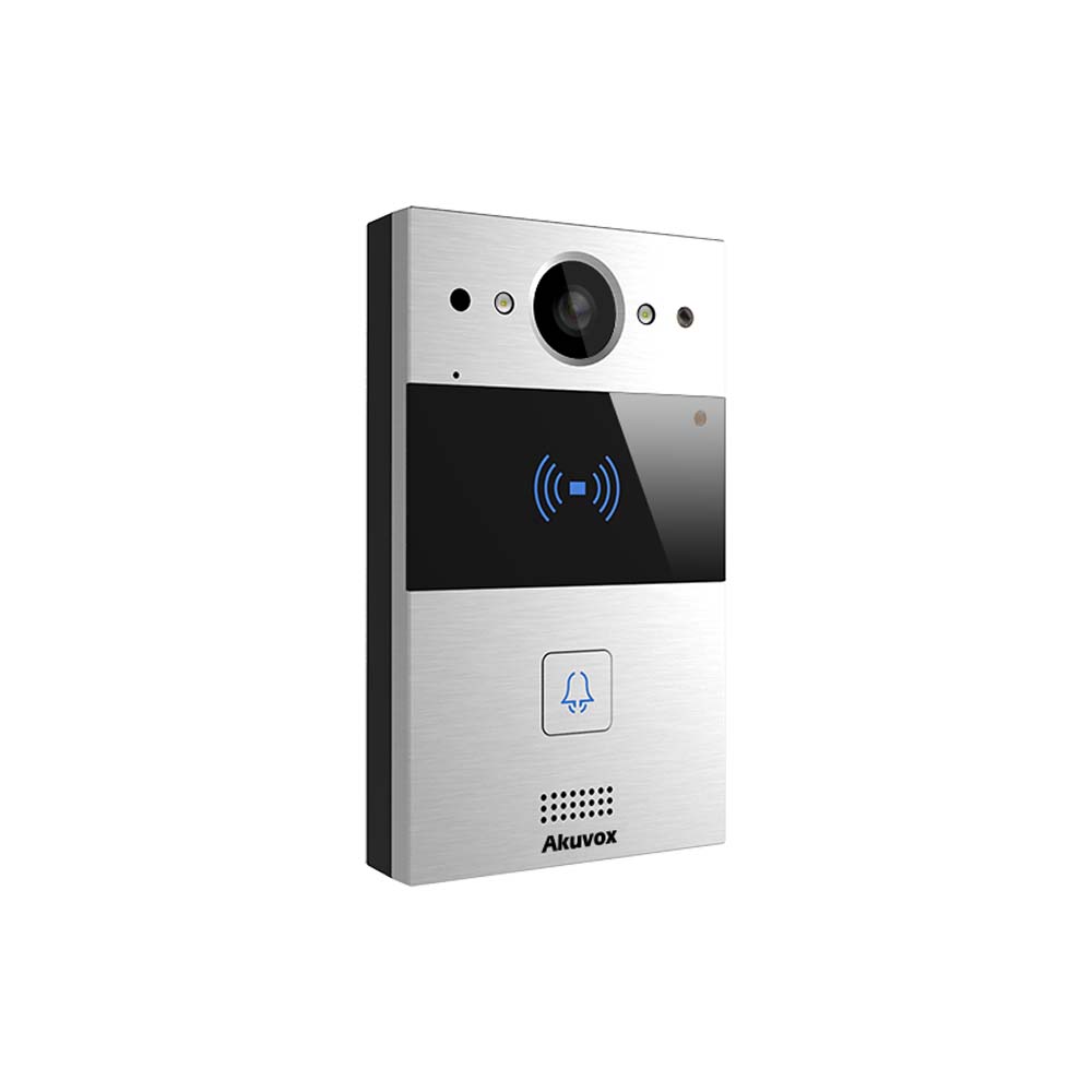 Akuvox SIP Video Door Intercom R20A On-Wall V5.0 - Silver