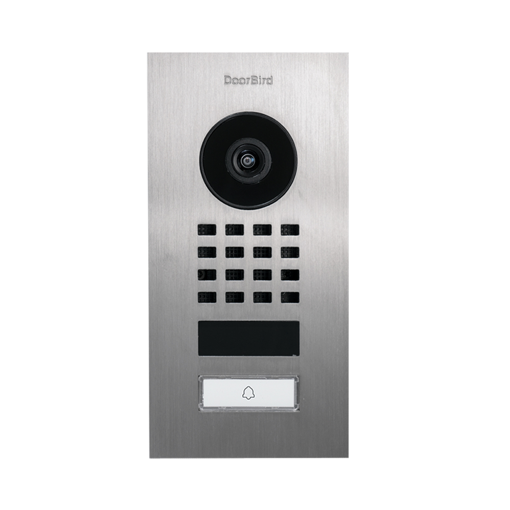 Doorbird  IP Video Door Station D1101V Flush-mount, Graphite black (Raven Polar), powder-coated, semi-gloss